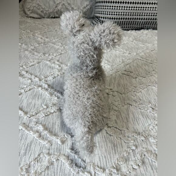 Jellycat Caffuffle Gray Schnauzer Dog Plush Stuffed Animal Toy Retired - Picture 2 of 5